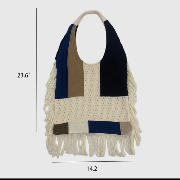Fabulous Chic Boho Knit Tote bag - Picture 3 of 3